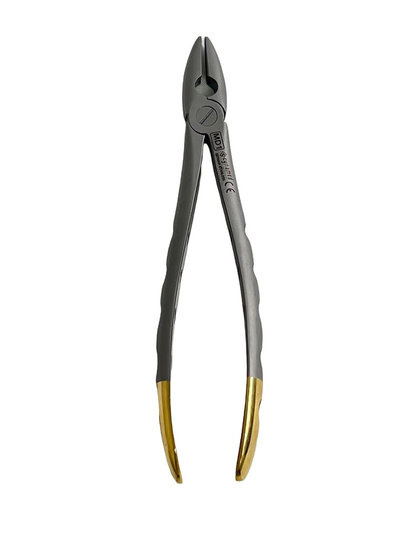 artlab Premium German Dental Extracting Extraction Forceps with Serrated Jaws Used to Extract Upper Lower Right Left 1st 2nd Molars from The Alveolar Bone Dental Instruments (Extracting FORCEP #MD1) - Image 3